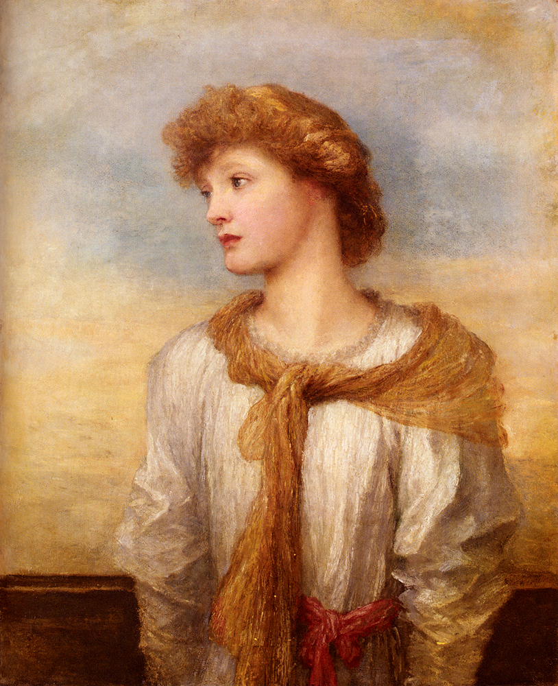 George Frederic WATTS (1817-1904) | Catherine La Rose ~ The Poet